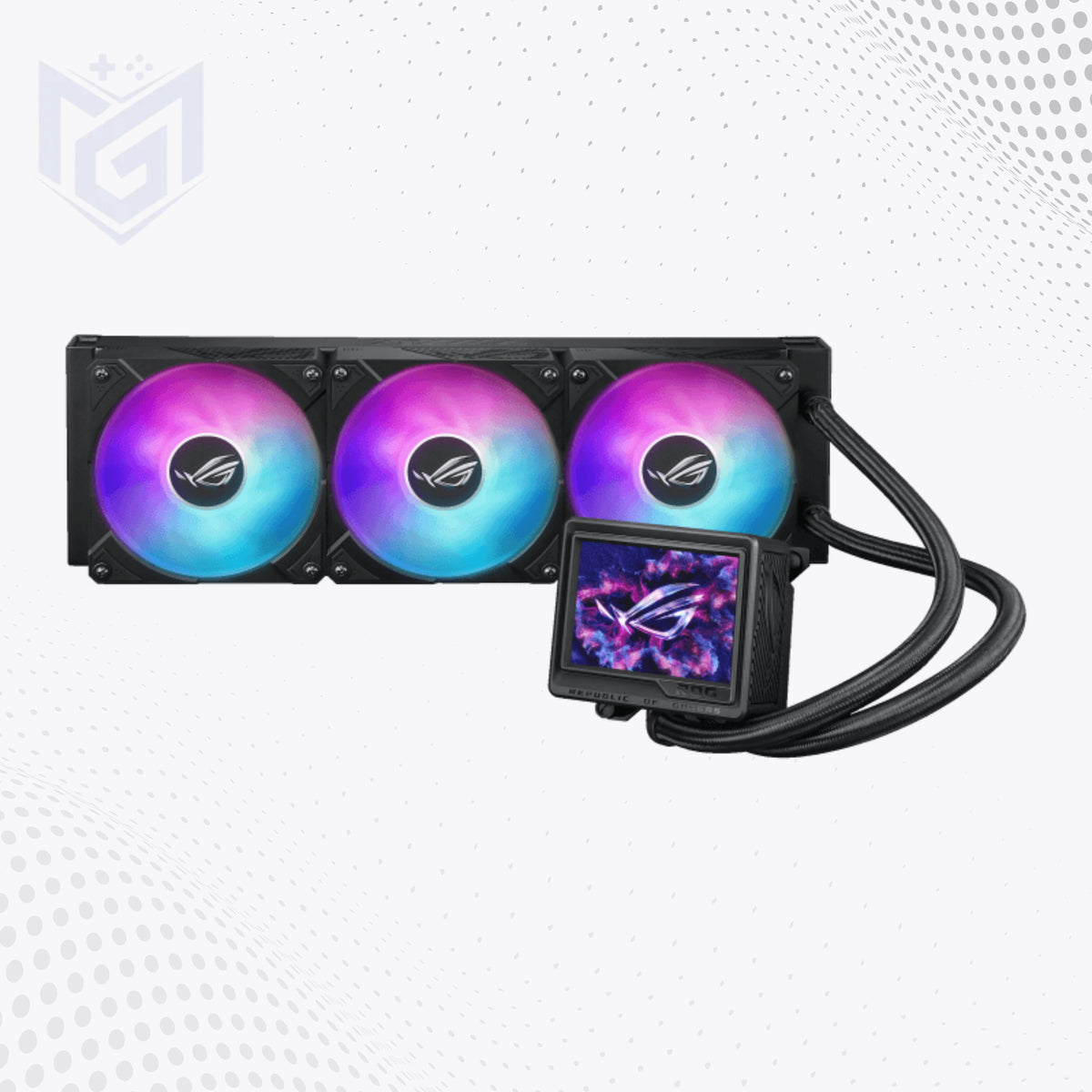 ASUS ROG Ryujin III 360 ARGB Extreme price in Pakistan at Mega Games, white 360mm AIO CPU cooler with LCD