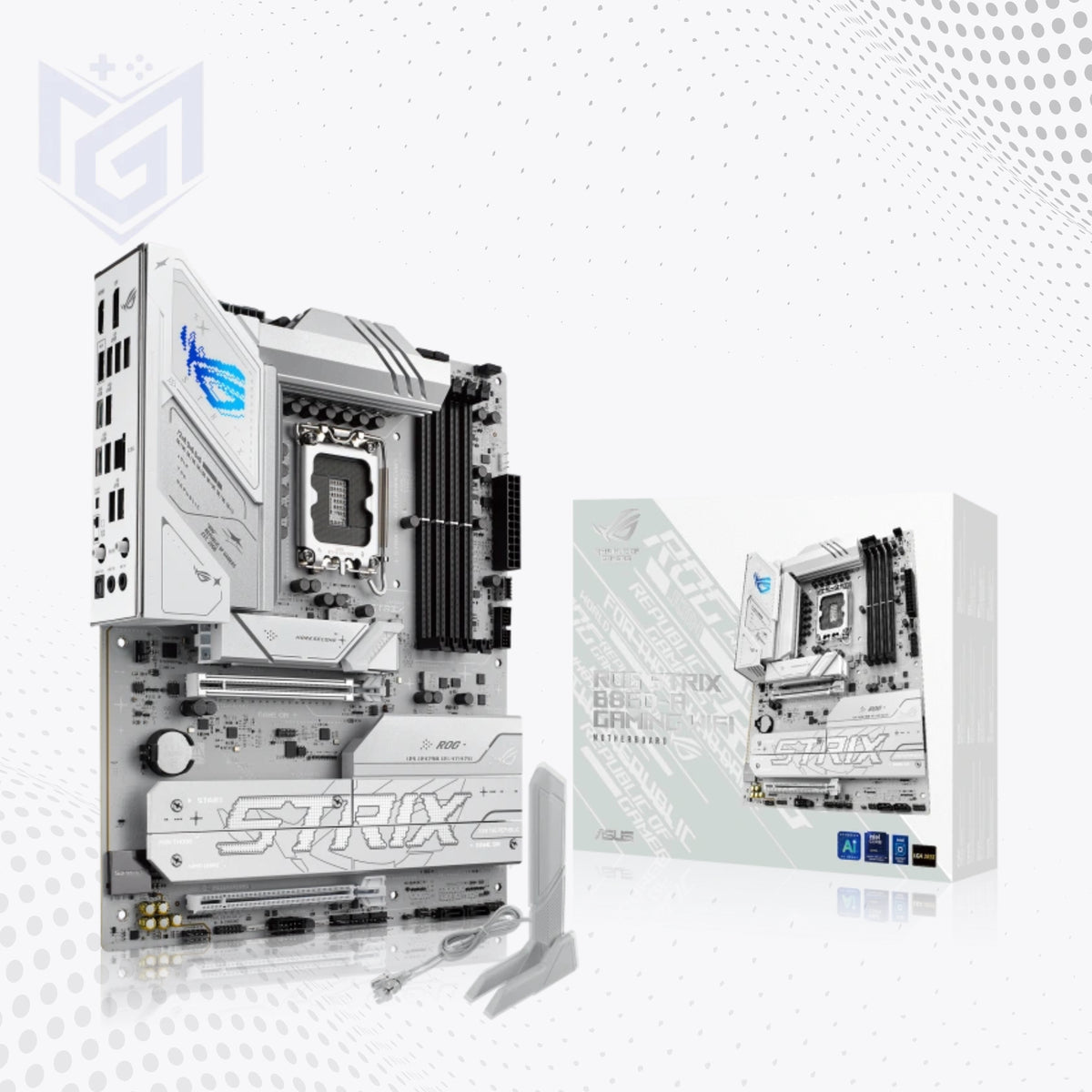 ASUS ROG Strix B860-A Gaming WiFi price in Pakistan at Mega Games, B860 LGA 1851 ATX motherboard