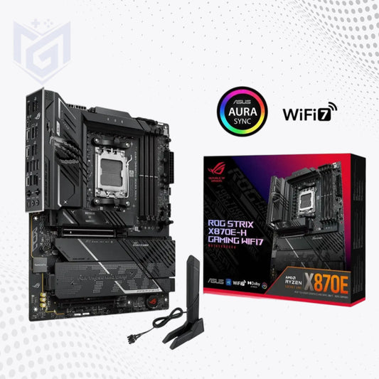 ASUS ROG Strix X870E-H Gaming WiFi7 price in Pakistan at Mega Games, AMD X870E AM5 ATX motherboard