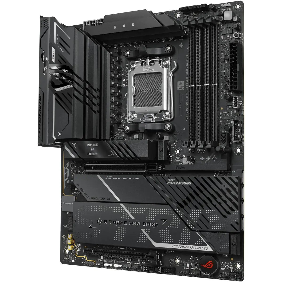ASUS ROG Strix X870E-H Gaming WiFi7 price in Pakistan at Mega Games, AMD X870E AM5 ATX motherboard