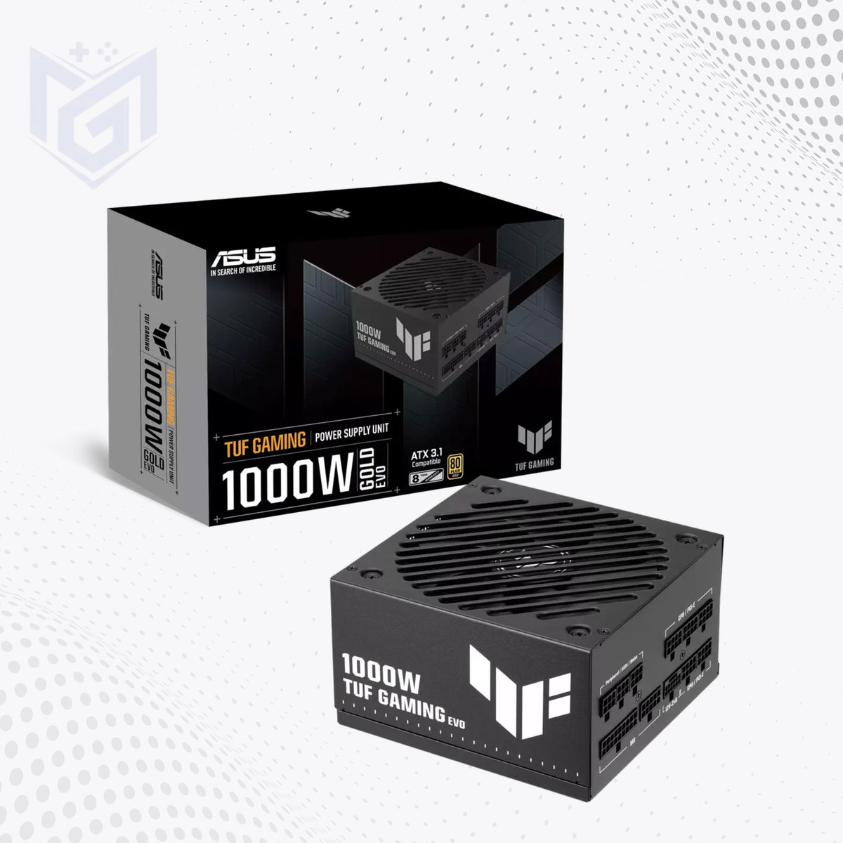 ASUS TUF Gaming 1000W Gold EVO power supply price in Pakistan at Mega Games, ATX 3.1 fully modular PSU