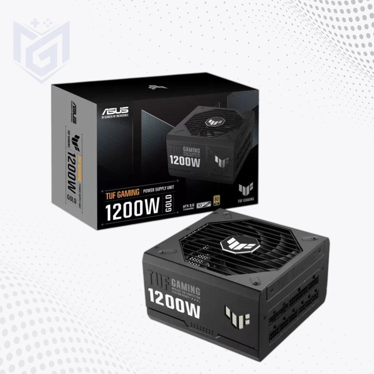 ASUS TUF Gaming 1200W Gold power supply price in Pakistan at Mega Games, ATX 3.0 fully modular PSU