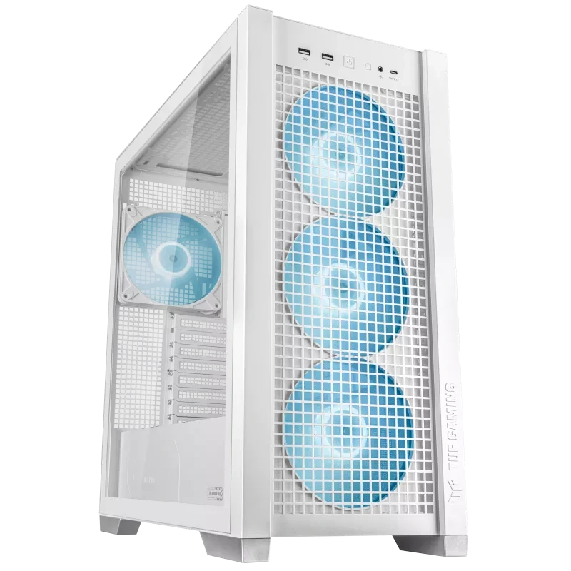 ASUS TUF Gaming GT302 ARGB case price in Pakistan at Mega Games, white ATX mid-tower gaming case