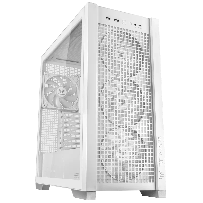 ASUS TUF Gaming GT302 ARGB case price in Pakistan at Mega Games, white ATX mid-tower gaming case