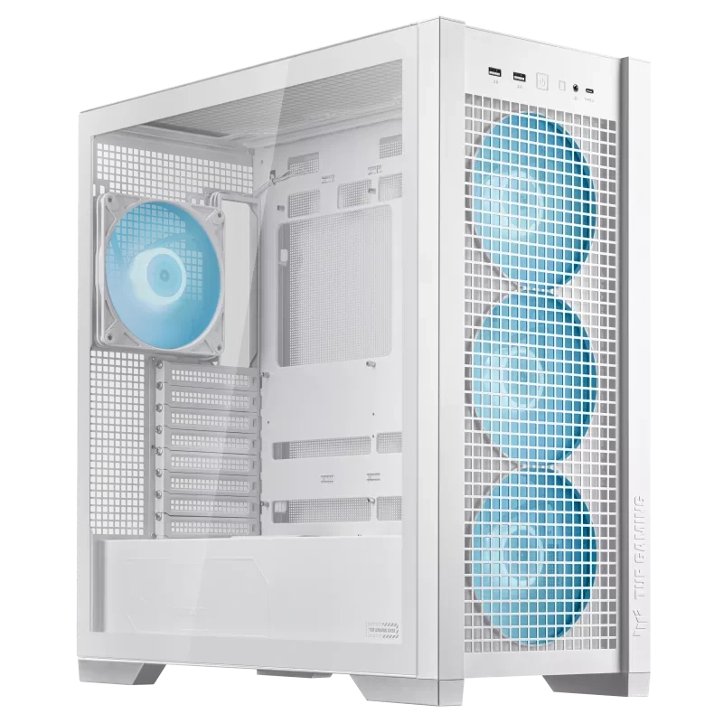 ASUS TUF Gaming GT302 ARGB case price in Pakistan at Mega Games, white ATX mid-tower gaming case