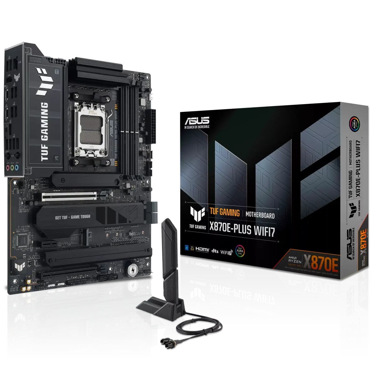 ASUS TUF Gaming X870E-Plus WiFi7 price in Pakistan at Mega Games, AMD X870E AM5 ATX motherboard