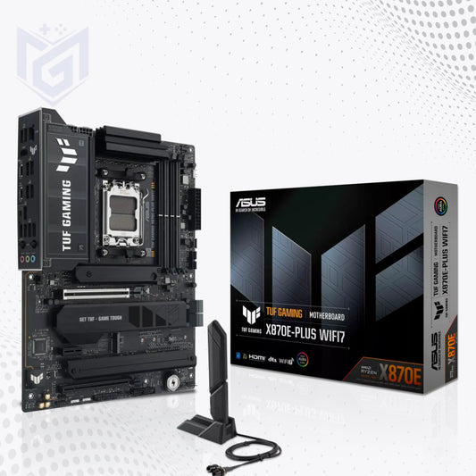 ASUS TUF Gaming X870E-Plus WiFi7 price in Pakistan at Mega Games, AMD X870E AM5 ATX motherboard