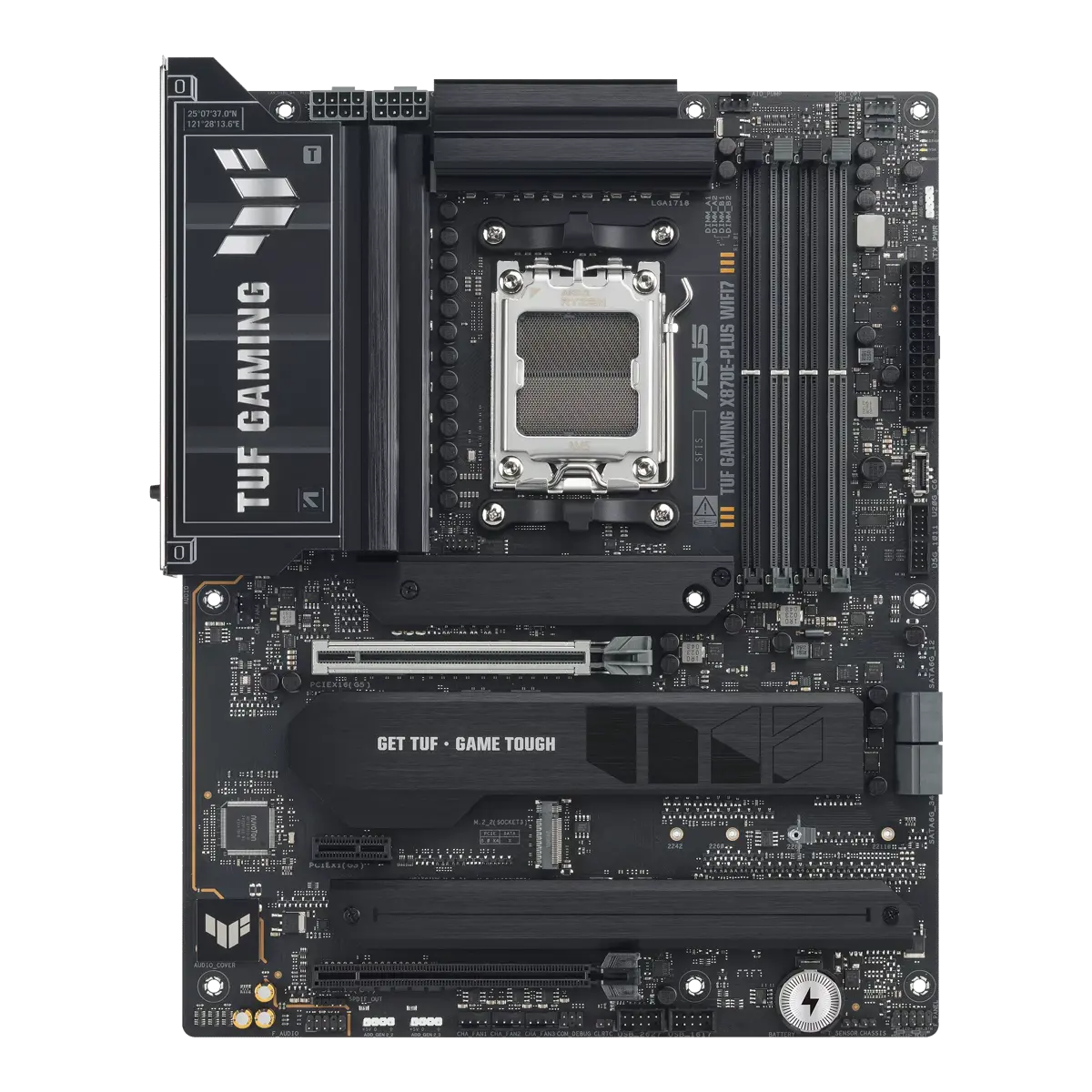 ASUS TUF Gaming X870E-Plus WiFi7 price in Pakistan at Mega Games, AMD X870E AM5 ATX motherboard