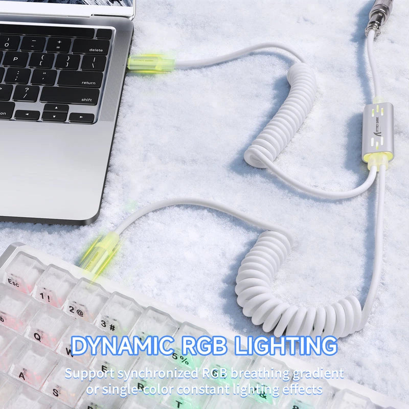 ATTACK SHARK C08 2-in-1 Custom Aviation Cable for 8kHz Magnetic Keyboards - Mega Games