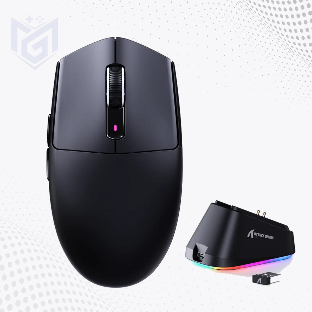 Attack Shark G3Pro Wireless Gaming Mouse Black Price in Pakistan - Mega Games