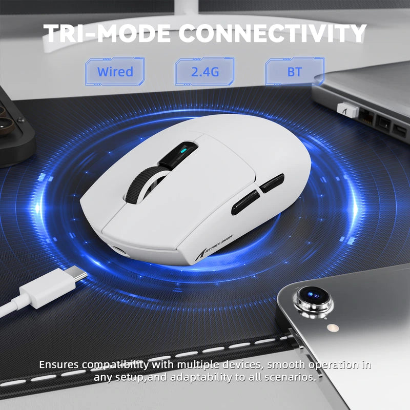 Attack Shark G3Pro Wireless Gaming Mouse White Price in Pakistan - Mega Games