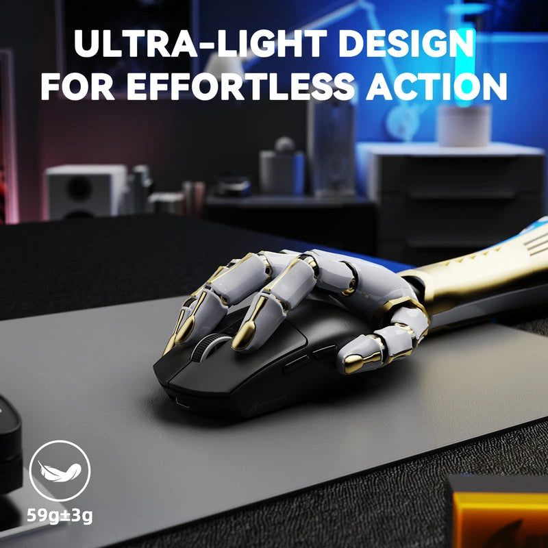 Attack Shark G3Pro Wireless Gaming Mouse Black Price in Pakistan - Mega Games