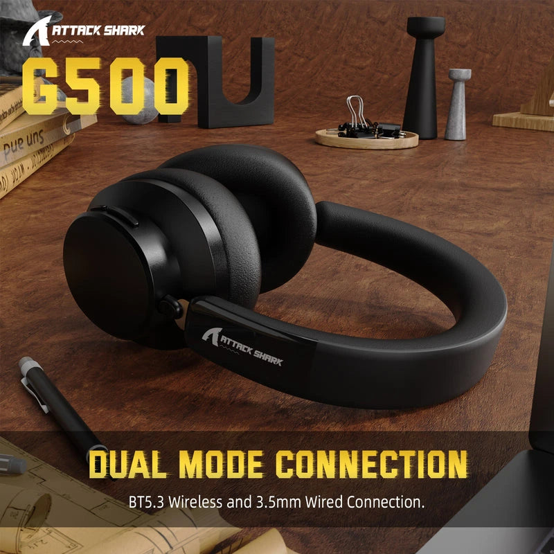 ATTACK SHARK G500 Ultra-Light Dual-Mode Gaming Headset Price in Pakistan - Mega Games