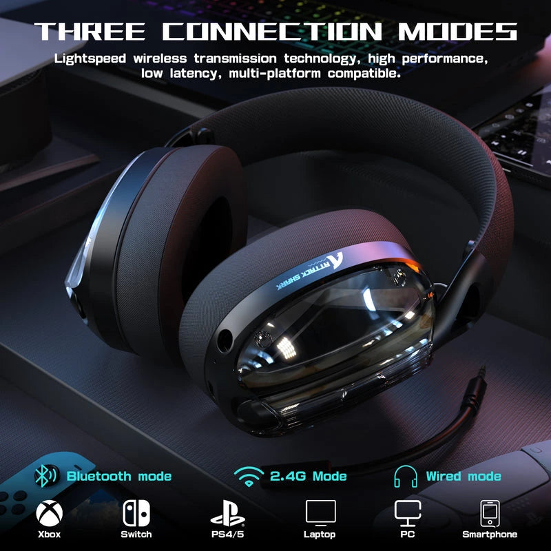 ATTACK SHARK L60 Ultra-Light Tri-Mode Gaming Headset Price in Pakistan - Mega Games