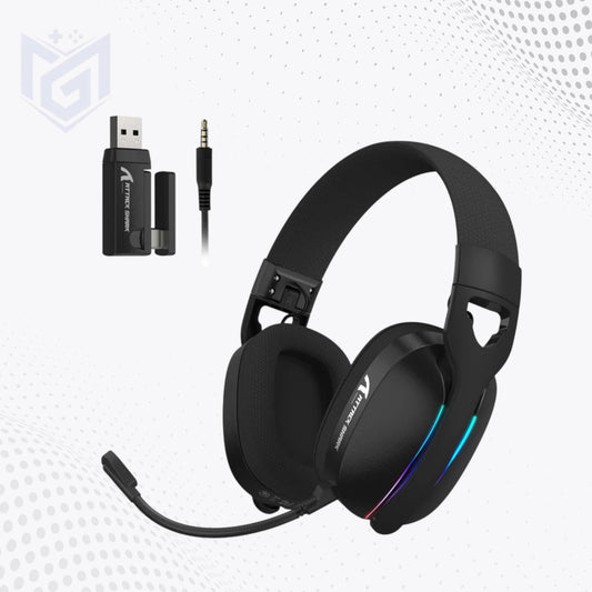 ATTACK SHARK L90 Foldable RGB Ultra-Light Tri-Mode Gaming Headset Price in Pakistan - Mega Games