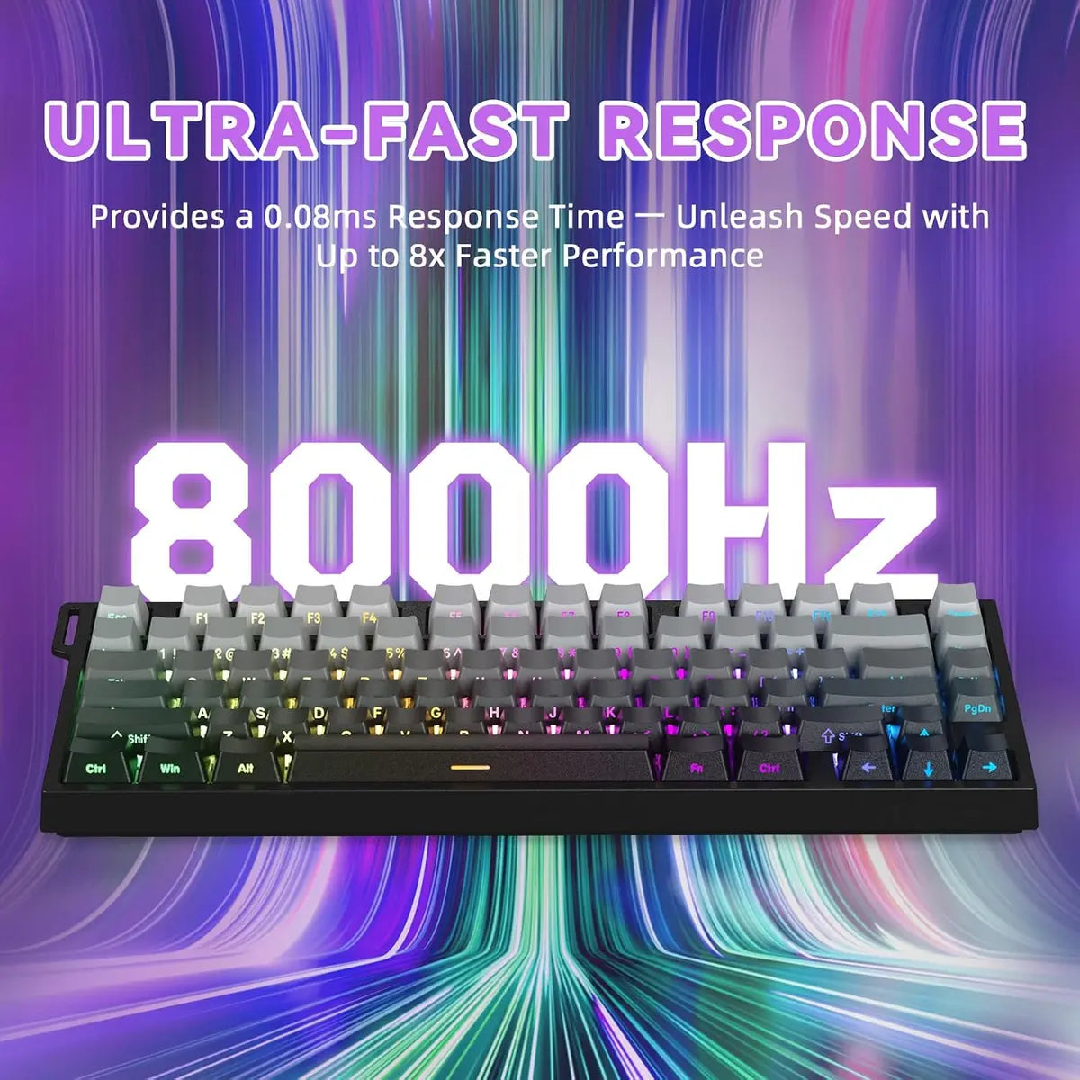 Attack Shark R82 HE Rapid Trigger Magnetic Gaming Keyboard Moonlight Price in Pakistan