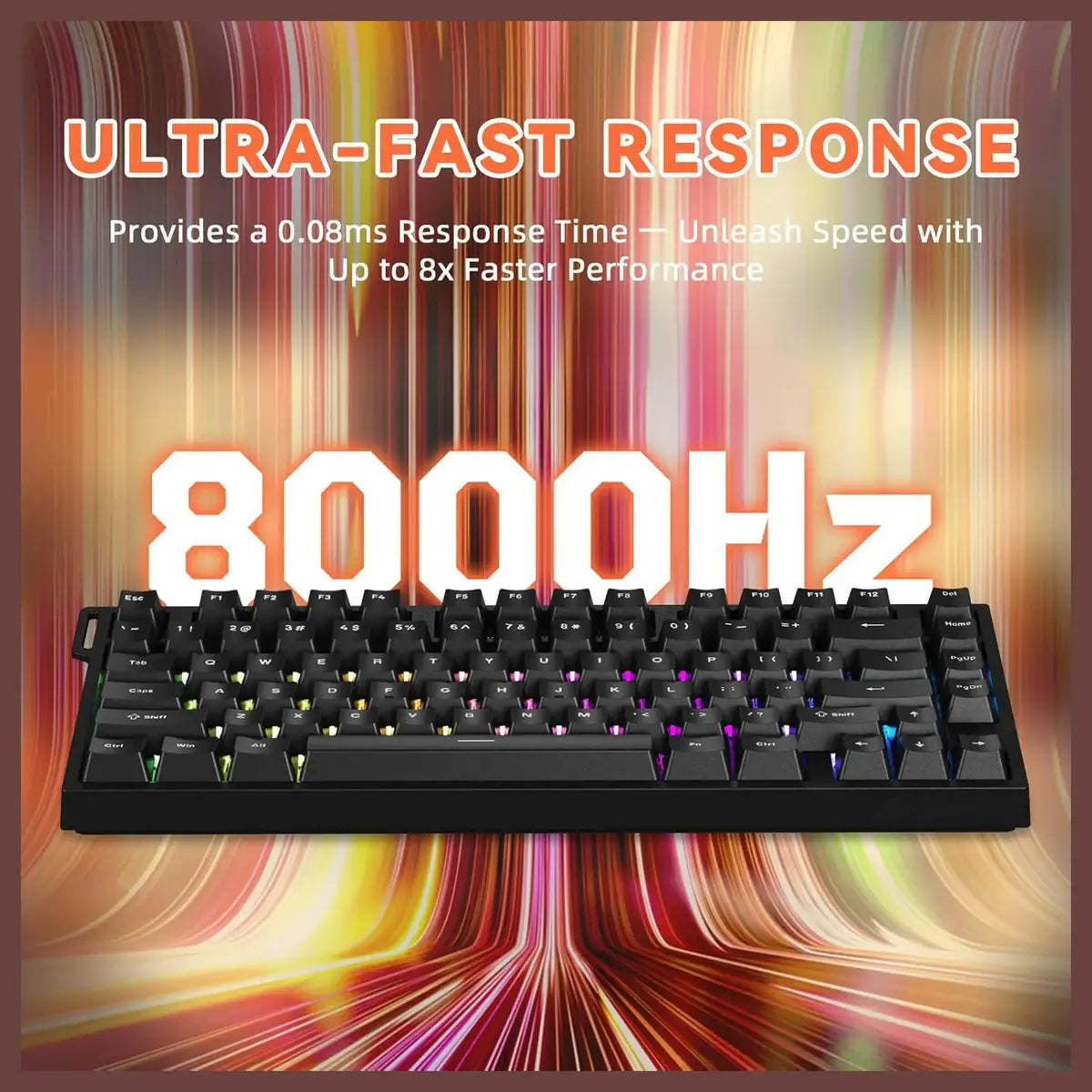Attack Shark R82 HE Rapid Trigger Wired Gaming Keyboard Black Price in Pakistan