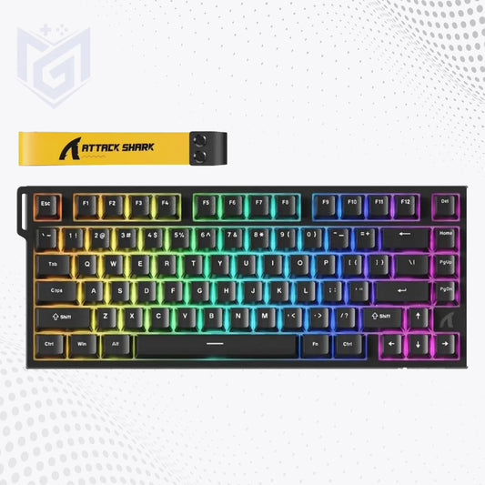 Attack Shark R82 HE Rapid Trigger Wired Gaming Keyboard Black Price in Pakistan