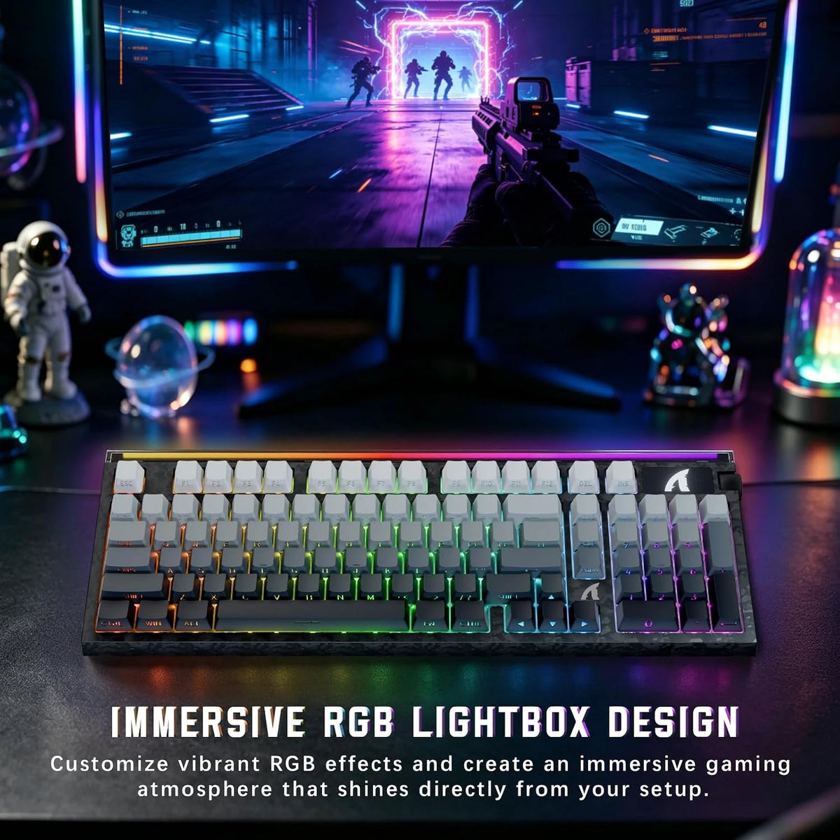 ATTACK SHARK R98 HE Magnetic Carbon Fiber Keyboard Moonlight Price in Pakistan - Mega Games