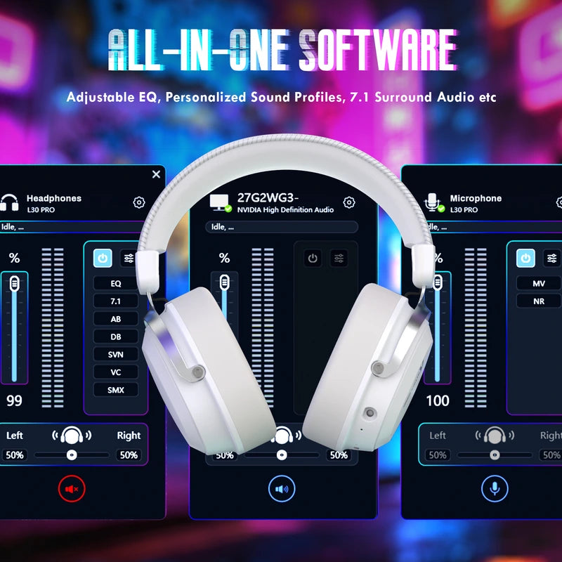 ATTACK SHARK L30 PRO Wireless Gaming Headset Price in Pakistan - Mega Games