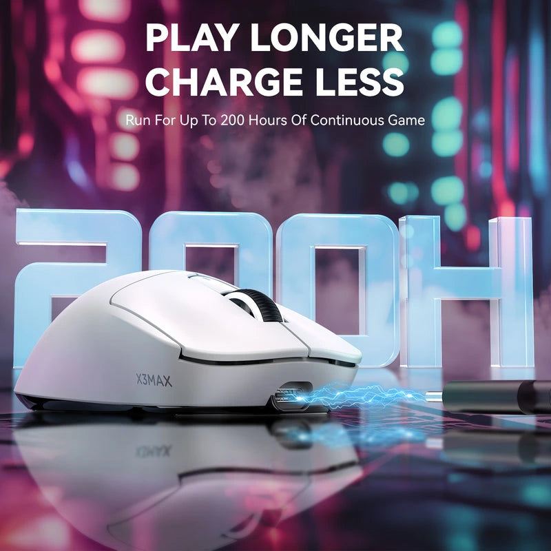 ATTACK SHARK X3 MAX PAW3950 Wireless Gaming Mouse Price in Pakistan - Mega Games