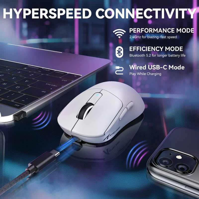 ATTACK SHARK X3 MAX PAW3950 Wireless Gaming Mouse Price in Pakistan - Mega Games