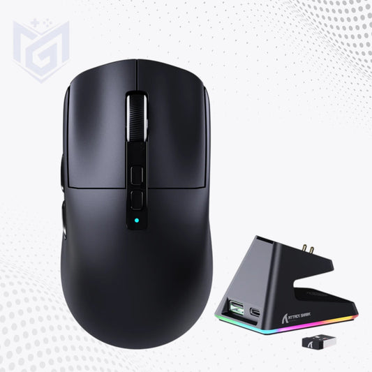 ATTACK SHARK X6 Three Modes Gaming Mouse Black Price in Pakistan - Mega Games