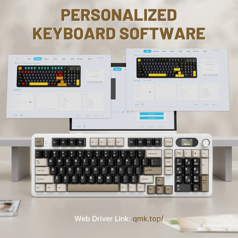 Attack Shark X98 Pro Wireless Mechanical Keyboard Cheese White Price in Pakistan