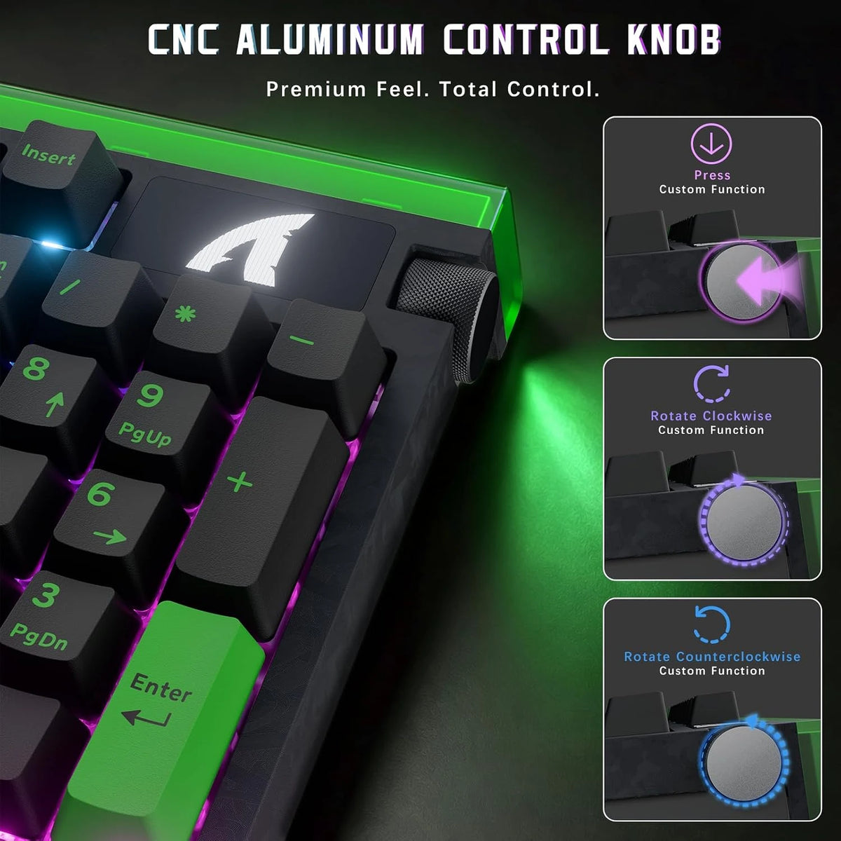 Attackshark R98 HE Neon Green Magnetic Gaming Keyboard Price in Pakistan - Mega Games