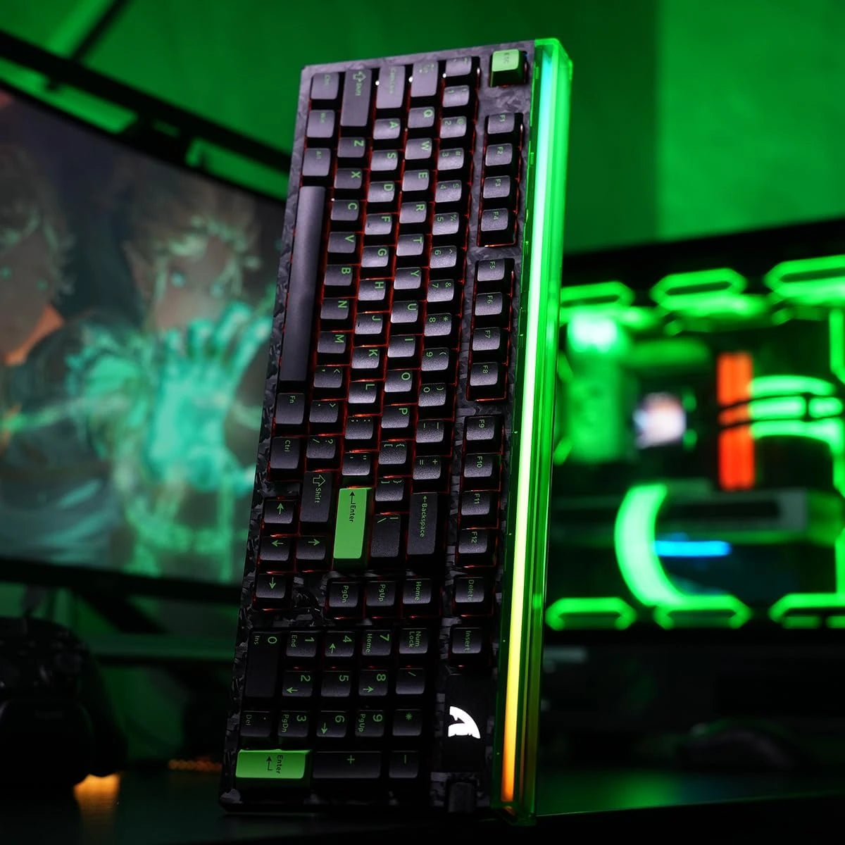 Attackshark R98 HE - Neon Green Rapid Trigger Keyboard