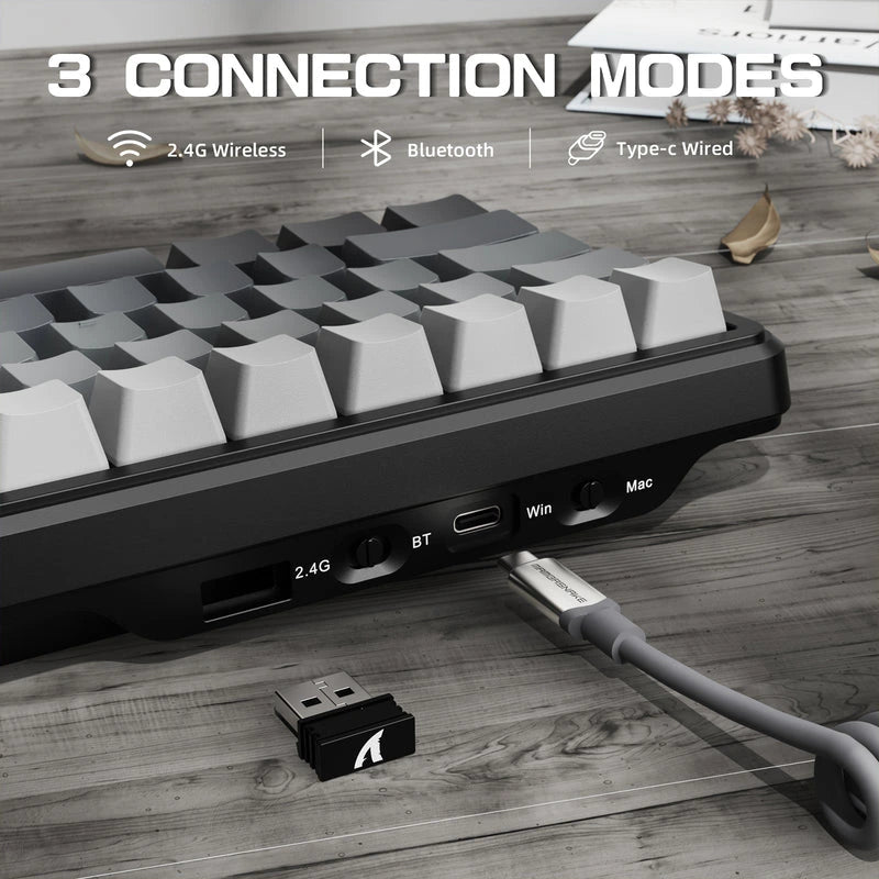 ATTACK SHARK X66 Wireless Mechanical Keyboard Moonlight Price in Pakistan