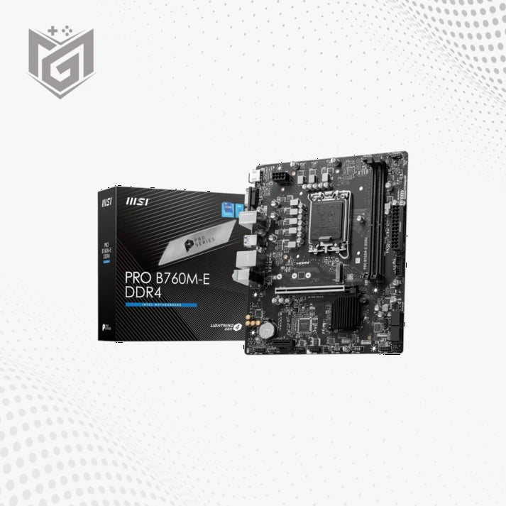 MSI PRO B760M-E DDR4 Intel B760 Micro-ATX Motherboard Price in Pakistan - Mega Games