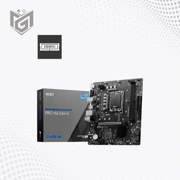 MSI PRO H610M-E DDR5 Intel LGA 1700 Micro-ATX Motherboard Price in Pakistan - Mega Games