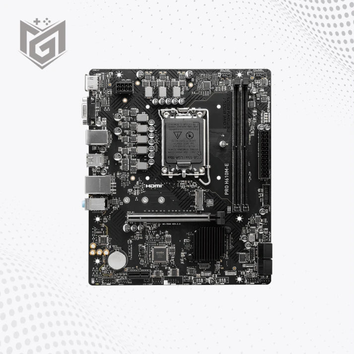 MSI PRO H610M-E DDR5 Intel LGA 1700 Micro-ATX Motherboard Price in Pakistan - Mega Games